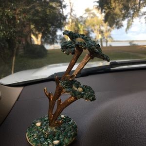 Rare Hobe’ gem tree And copper enamel lily